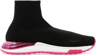 Ferragamo Ladies Ninette Nylon Sock Sneakers, Size 9