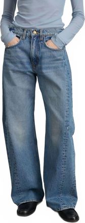 B Sides Relaxed Lasso Cuffed Jeans In Jane Wash