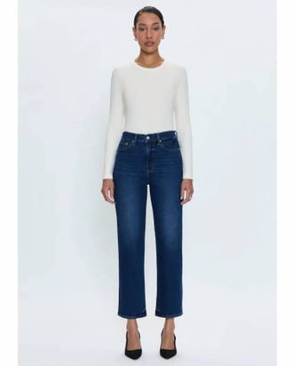 Pistola Denim Charlie High Rise Straight Jeans In Gala