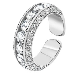 David Morris Pearl Rose Collection Diamond Ring