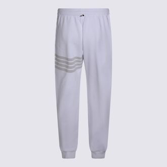 Thom Browne Striped Cotton Joggers - White
