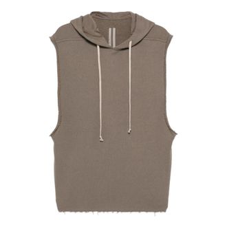 Rick Owens Hoodies, male, Gray, Size: L SL Hoodie