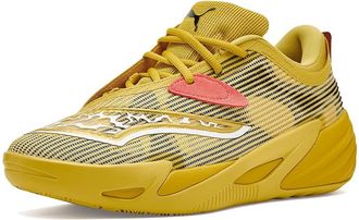 Puma All-Pro Nitro 2 Pikachu Basketball Shoes Mens Basketball Shoes Sun Ray Yellow/Red Glamour : 8.5 D - Medium, Synthetic
