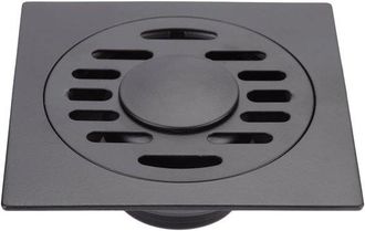 OEM Desag&uuml;e De Ducha - Colador De Desag&uuml;e De Ba&ntilde;o - Evita Obstrucciones - Acero Inoxidable - Patas Ajustables - Negro