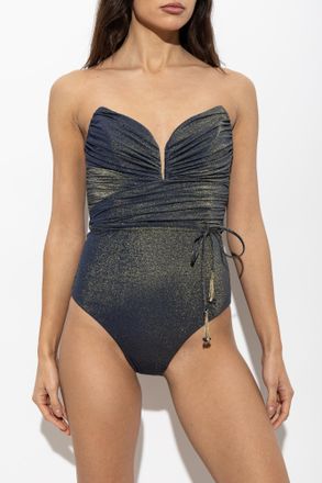Zimmermann One-piece Swimsuit, Womens, Navy Blue