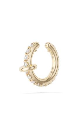 Spinelli Kilcollin Elara SG Diamond Ear Cuff in Yellow Gold at Nordstrom