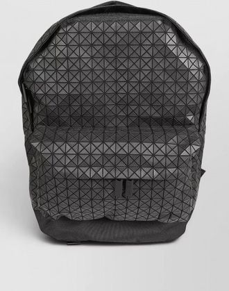 Bao Bao Issey Miyake backpack geometric pattern front pocket straps handle