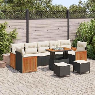 vidaXL Conjunto De Sof&aacute;s De Jard&iacute;n 13 Uds. 9-n&uacute;mero De Plazas Vidaxl