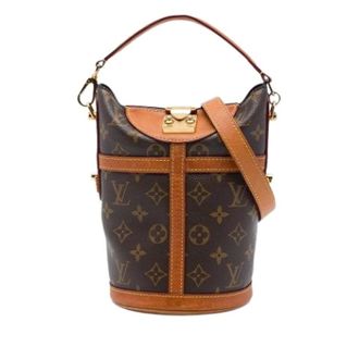 Louis Vuitton Pre-owned Monogram Canvas Bucket Bag - Dames - Pre-owned - Bruin - Maat: ONE Size Leer