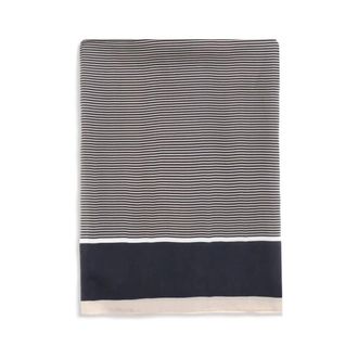 Saint Laurent Gestreepte Cassandre Sjaal - Dames - Accessoires - Veelkleurig - Maat: ONE Size Zijde
