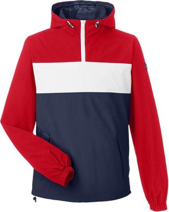 Nautica Windward Anorak Hooded Quarter-Zip Jacket