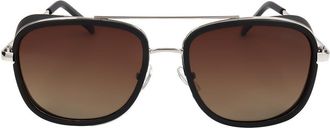 Lee Cooper LC1028 C03 Mens Sunglasses Black Size 57