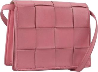 Bottega Veneta Pre-owned Vintage Schoudertas - Dames - Vintage Schoudertas - Roze - ONE Size - Leer - Vintage