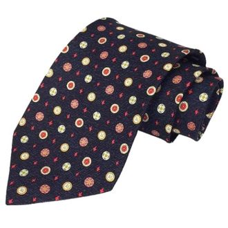 Bulgari Pre-owned Accessories, male, Multicolor, Size: ONE SIZE Pre-owned Cravat