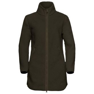 Jack Wolfskin High Curl Coat Fleecejacke f&uuml;r Damen | oliv