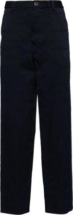 Comme Des Gar&ccedil;ons Freedom Broeken - Heren - Straight fit broeken - Blauw - L - Leer - Broeken