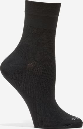 Cole Haan Womens Microfiber Anklet Socks - Black