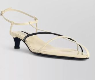 Jil Sander leather woven sandals
