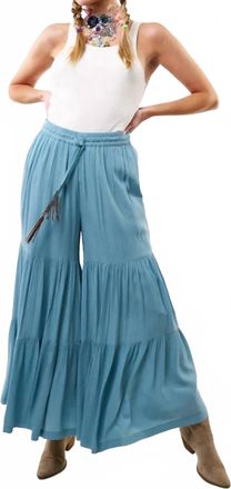 Aratta Dream Wide Leg Pants In Denim Wash
