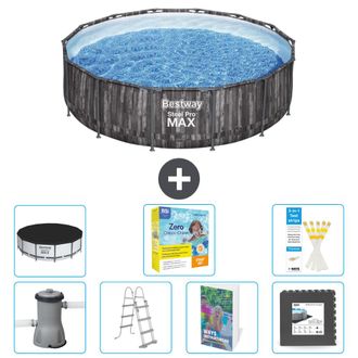 Bestway Piscina Bestway Steel Pro Max Redonda - 427x107 Cm - 8-piezas S607