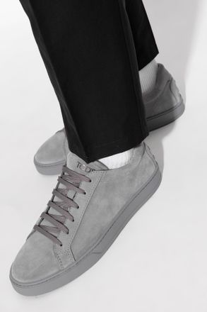 Tod's Suede Sneakers, Mens, Grey