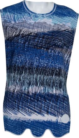 Kenzo Canotta con stampa astratta - Blu