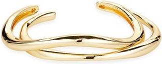 Nordstrom Rack Demi-Fine 2-Pack Cuff Bracelets in Gold at Nordstrom Rack