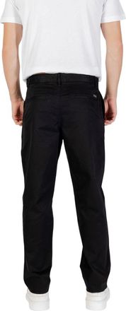 A|X Armani Exchange Slim-Fit Cotton Trousers - Black