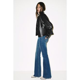H&M Low rise flared leg jeans in Denim Blue at Nordstrom, Size 12