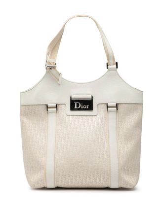 Dior 2006 Diorissimo Trotter Canvas Street Chic tote bag - Bianco