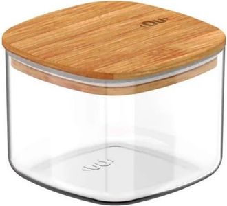 Ou Clear Stackable Airtight Food Storage Container with Wood Lid at Nordstrom