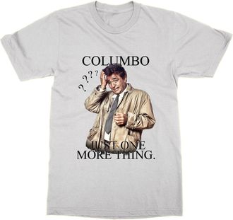 Generic Columbo Just One More Thing T-shirt (WHITE, XXL)