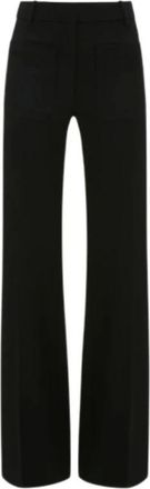 Victoria Beckham Broeken, Dames, Zwart, S, Victoria Beckham Rtw