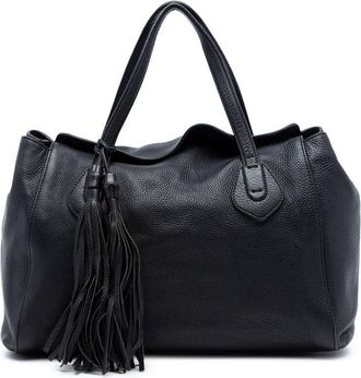 Gucci Pre-owned Gucci Pebbled Leather Lady Tassel Tote Ladies POEEMYPI7JO21HEL