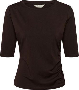 Part Two T-shirt - Dames - T-shirts - Bruin - XL - Tops