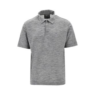 Emporio Armani Wool jersey polo shirt Man M