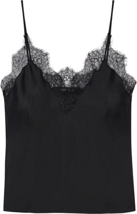 Anine Bing Tops, Dames, Zwart, XS, Rayon, Mael Camisole