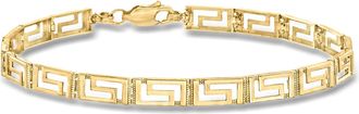 Ross-Simons 14kt Yellow Gold Greek Key Bracelet