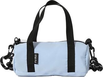 Generic Nylon Cylinder Bag for Women, Ladies Tote Bag Handbag Cross Body Bags Cylindrical with Comfortable Handles (blue)