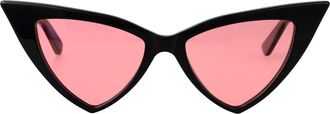 Alexander McQueen Stijlvolle zonnebril Am 0518S 003 - Dames - Zonnebrillen - Zwart - 52 MM - Accessoires