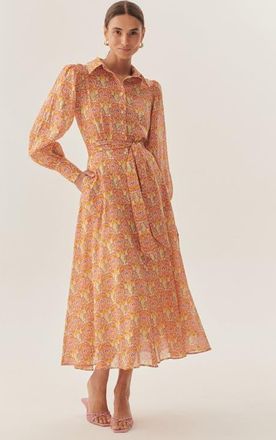 Exquise Allison Midi Dress in Multi Color at Nordstrom, Size X-Large