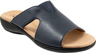 Trotters Roxine 2.0 Slide Sandal - Multiple Widths Available in Navy at Nordstrom, Size 10.5