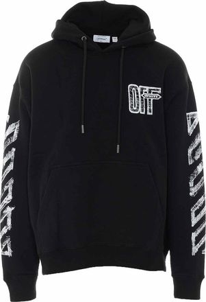 Off-white Off white black motion arrow hoodie