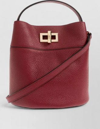 Furla metropolis leather bucket bag