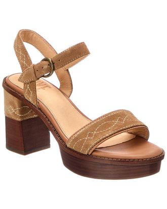 Frye Pipa Woodstock Suede & Leather Sandal