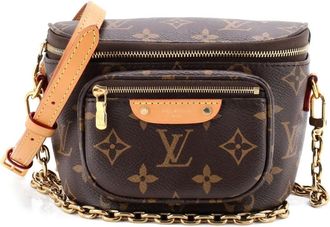 Louis Vuitton Marsupio Bum Bag mini in tela con monogramma - Marrone