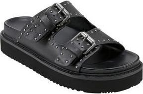 Marc Fisher Agusta Slide Sandal in Black 001 at Nordstrom Rack, Size 8.5