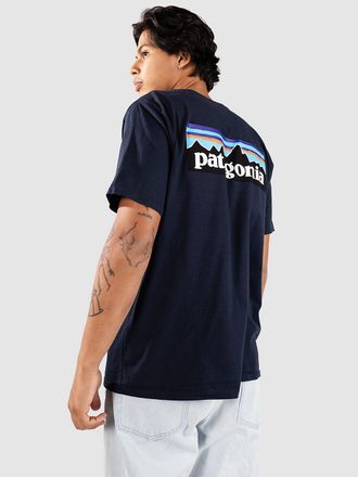 Patagonia P-6 Logo Responsibili T-Shirt blau