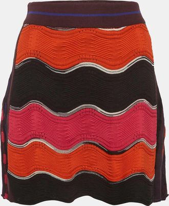 M Missoni Multicolour Knitted Mini Skirt
