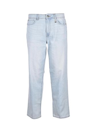 John Richmond Light Blue Rigid Denim Jeans